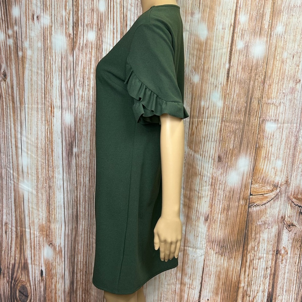 Ces Femme Ruffled Sleeve Shift Dress - Picture 4 of 10